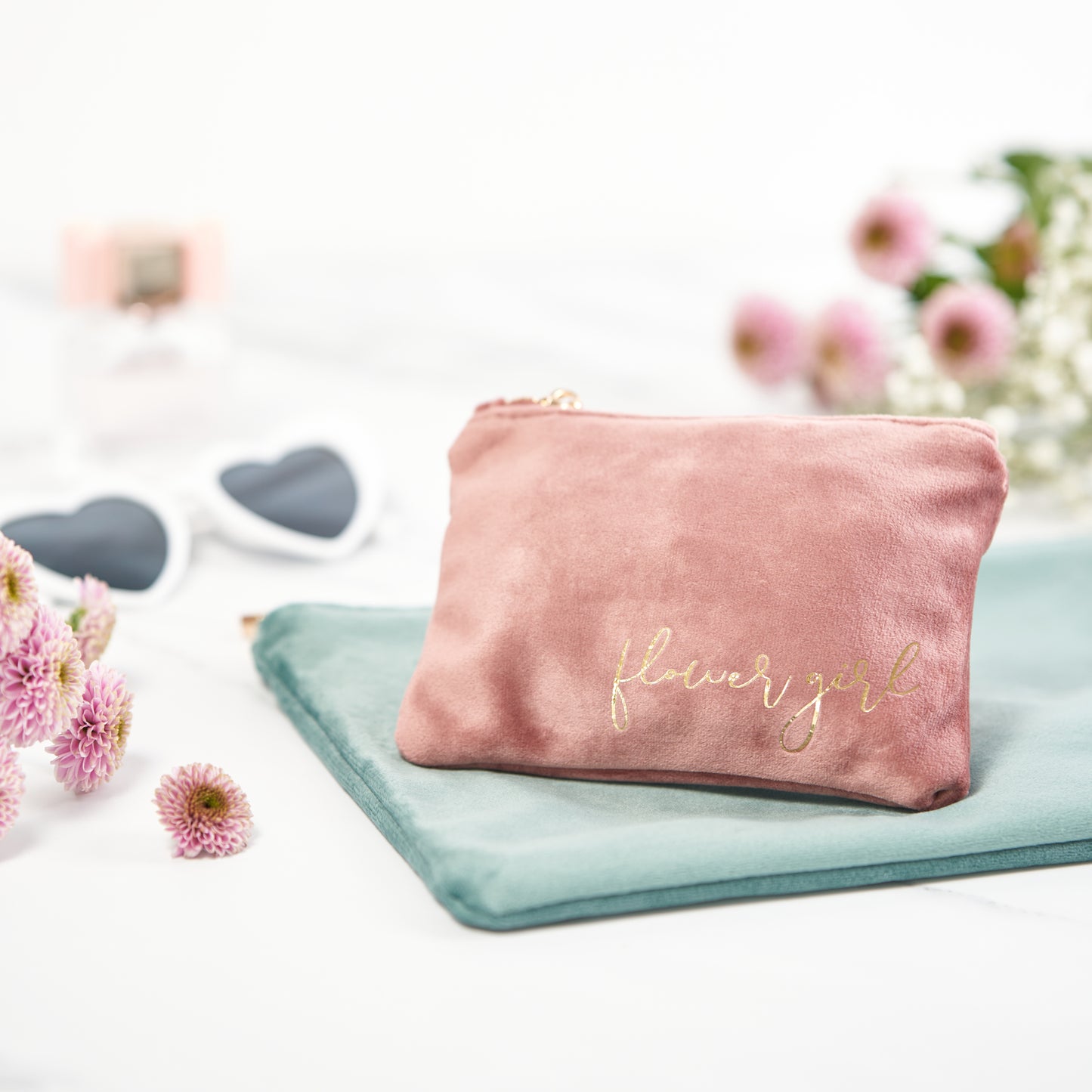 Velvet Accessory Pouch