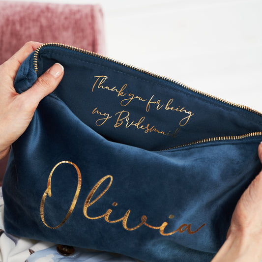 Bridesmaid Thank You Make Up Bag