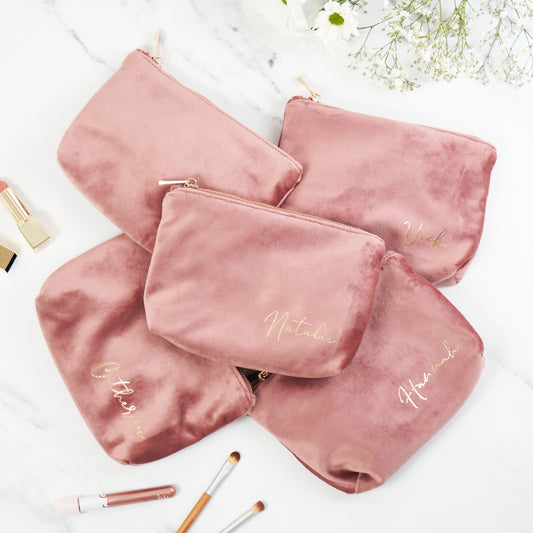 Velvet Make Up Bag