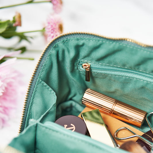 Open Flat Make Up Bag