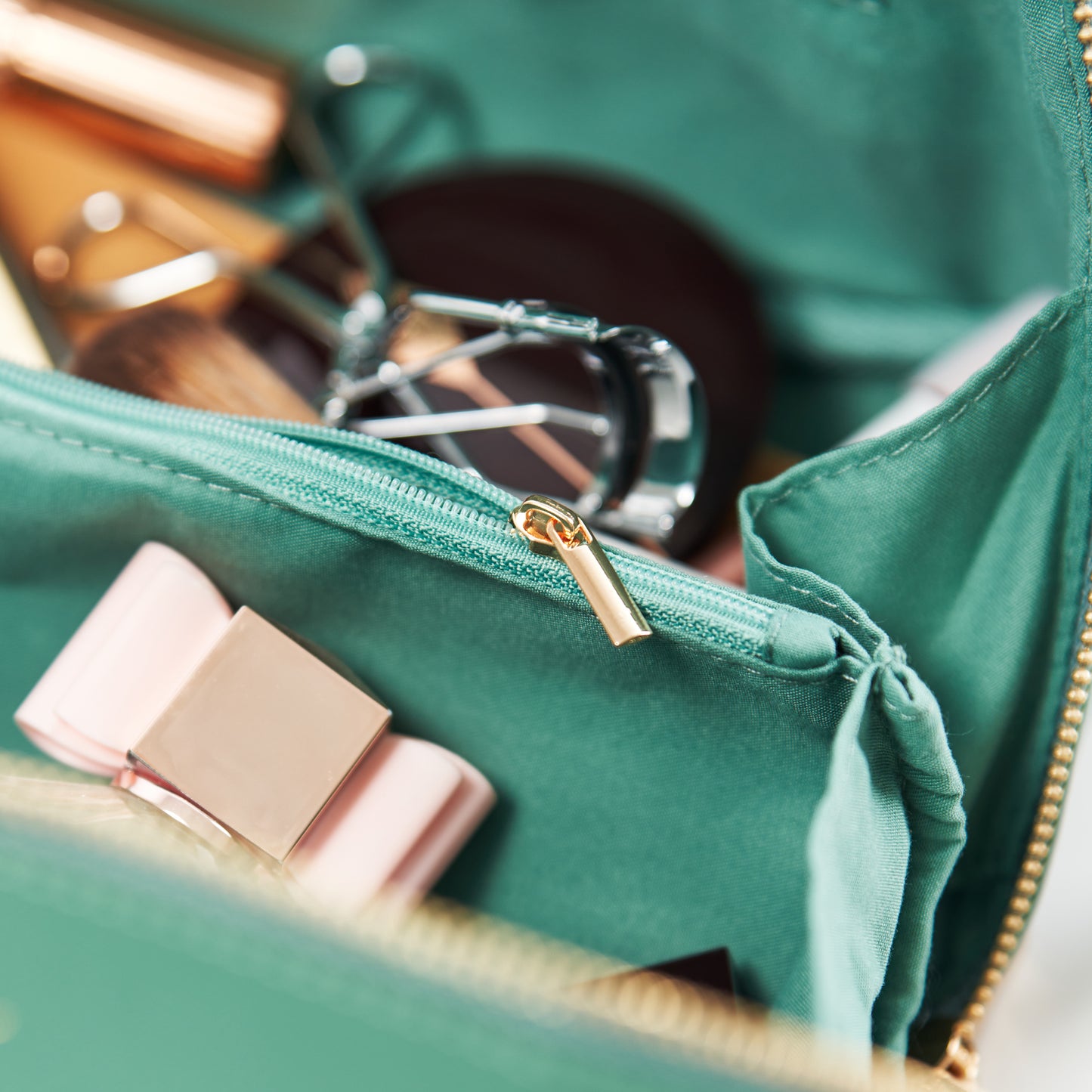 Open Flat Make Up Bag