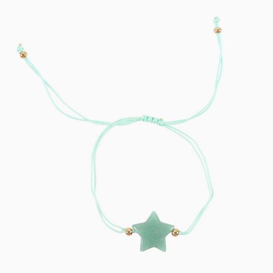 'Shine Bright' Aventurine Crystal Star Bracelet