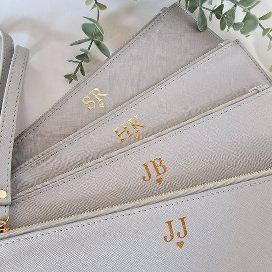 Personalised Clutch Bag, Personalised Bridesmaid Gift, Personalised Handbag, Maid of Honour Gift, Gift for Her, Hen Party Gift
