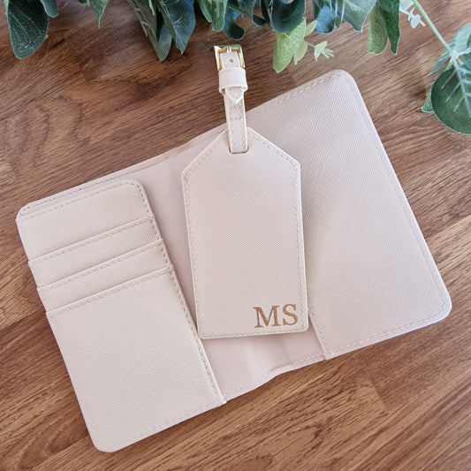 Personalised Passport Holder Set- Hot Air Balloon Design