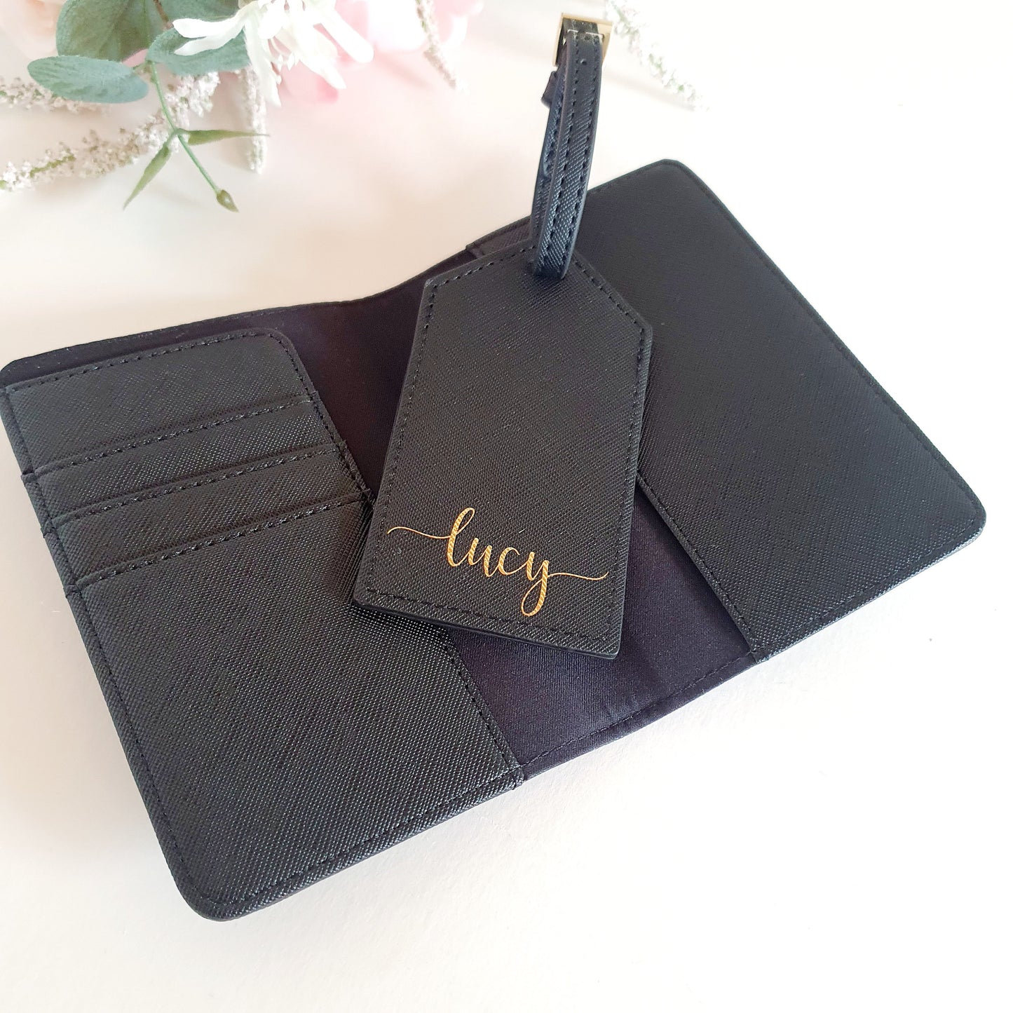 Personalised Passport Holder and Luggage Tag