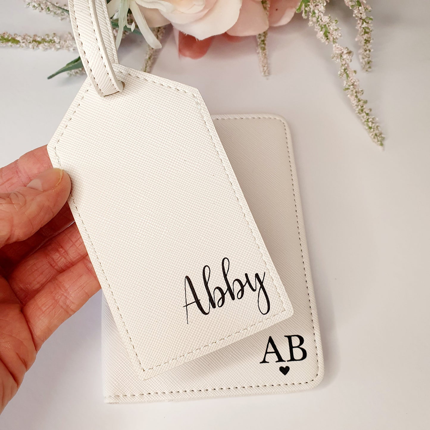 Personalised Passport Holder and Luggage Tag
