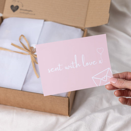Sent With Love Postcard