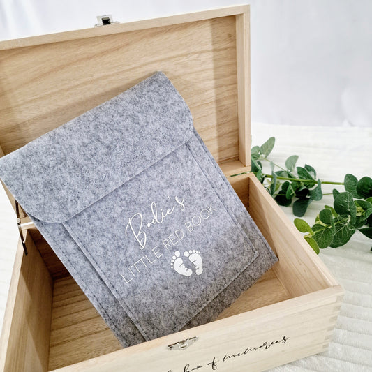 Personalised Baby's Red Book Wallet