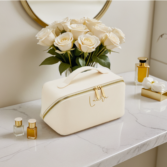Open Flat Make Up Bag