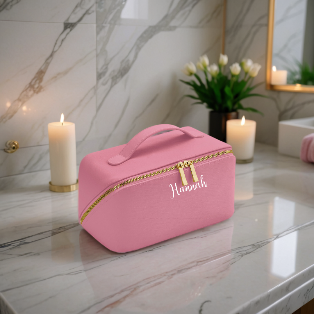 Open Flat Make Up Bag