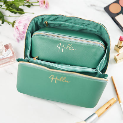 Open Flat Make Up Bag