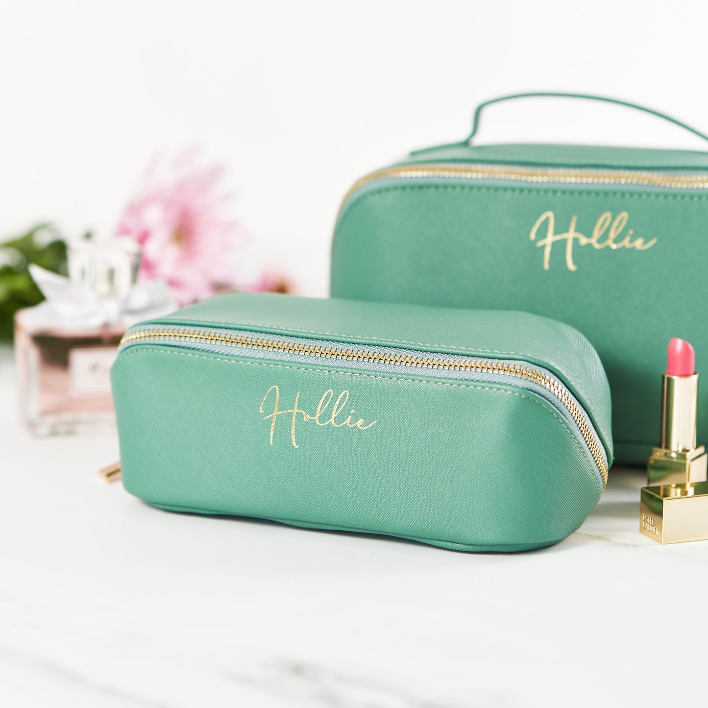 Open Flat Make Up Bag