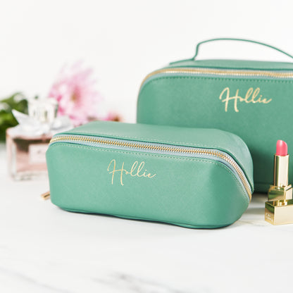 Open Flat Make Up Bag