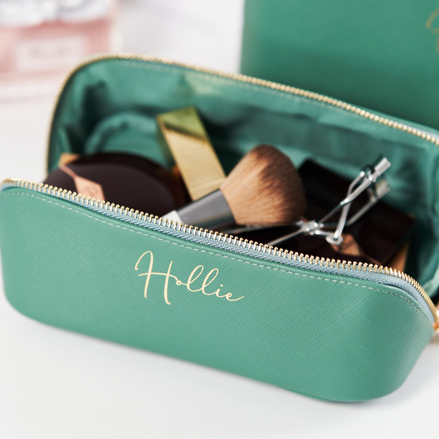 Open Flat Make Up Bag