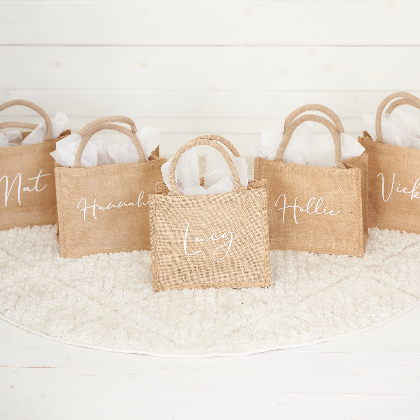 Bridesmaid Jute Tote Bag