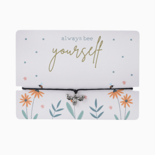 'always Bee Yourself' Wish Bracelet