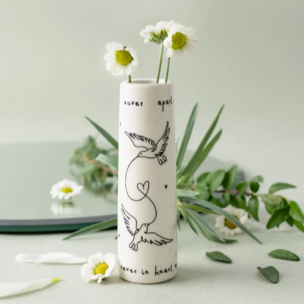 Send with Love 'true friends are never apart' Bud Vase