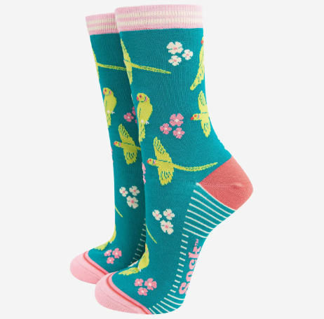 Parakeet Bamboo Socks