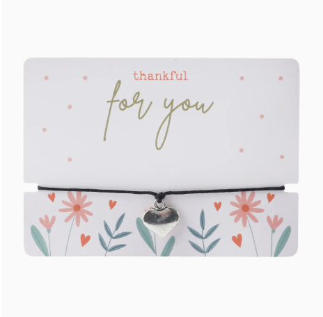 'Thankful For You' Wish Bracelet
