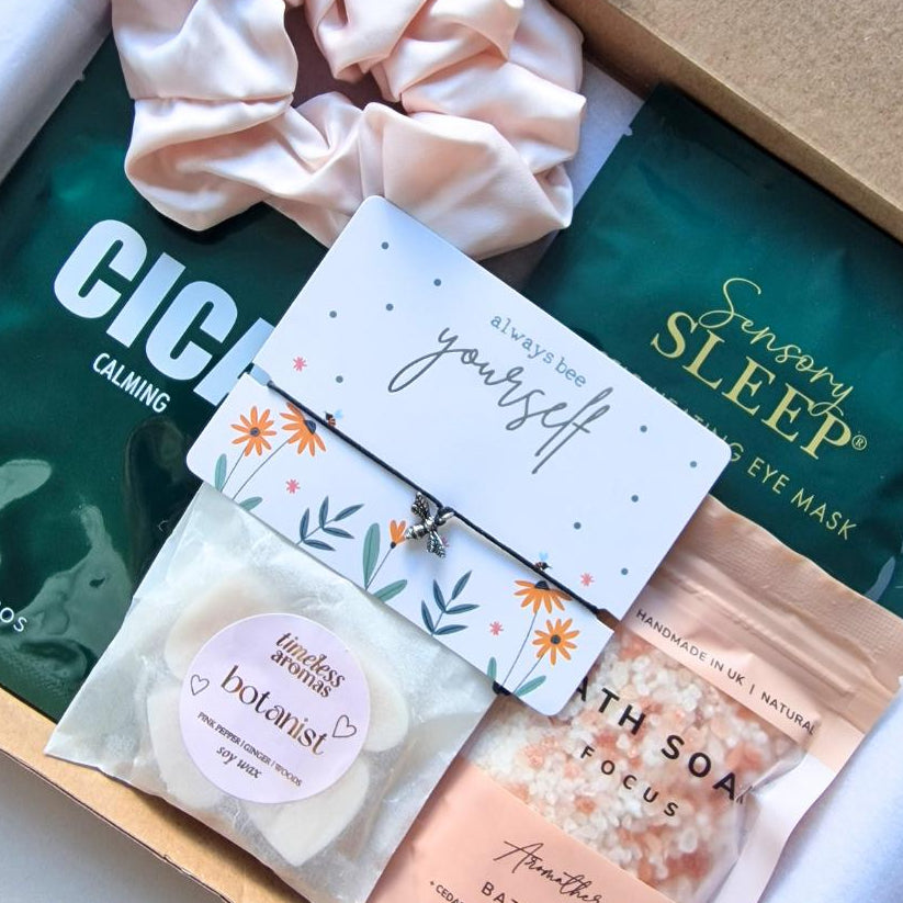 Self Care Gift Box for Her, Pamper Gift Set, Birthday Thank You Get Well Gift, Choose Your Box & Card, Handwritten Message
