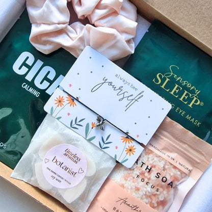 Self Care Gift Box for Her, Pamper Gift Set, Birthday Thank You Get Well Gift, Choose Your Box & Card, Handwritten Message