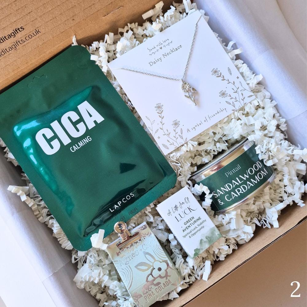 Self Care Gift Box for Her, Pamper Gift Set, Birthday Thank You Get Well Gift, Choose Your Box & Card, Handwritten Message