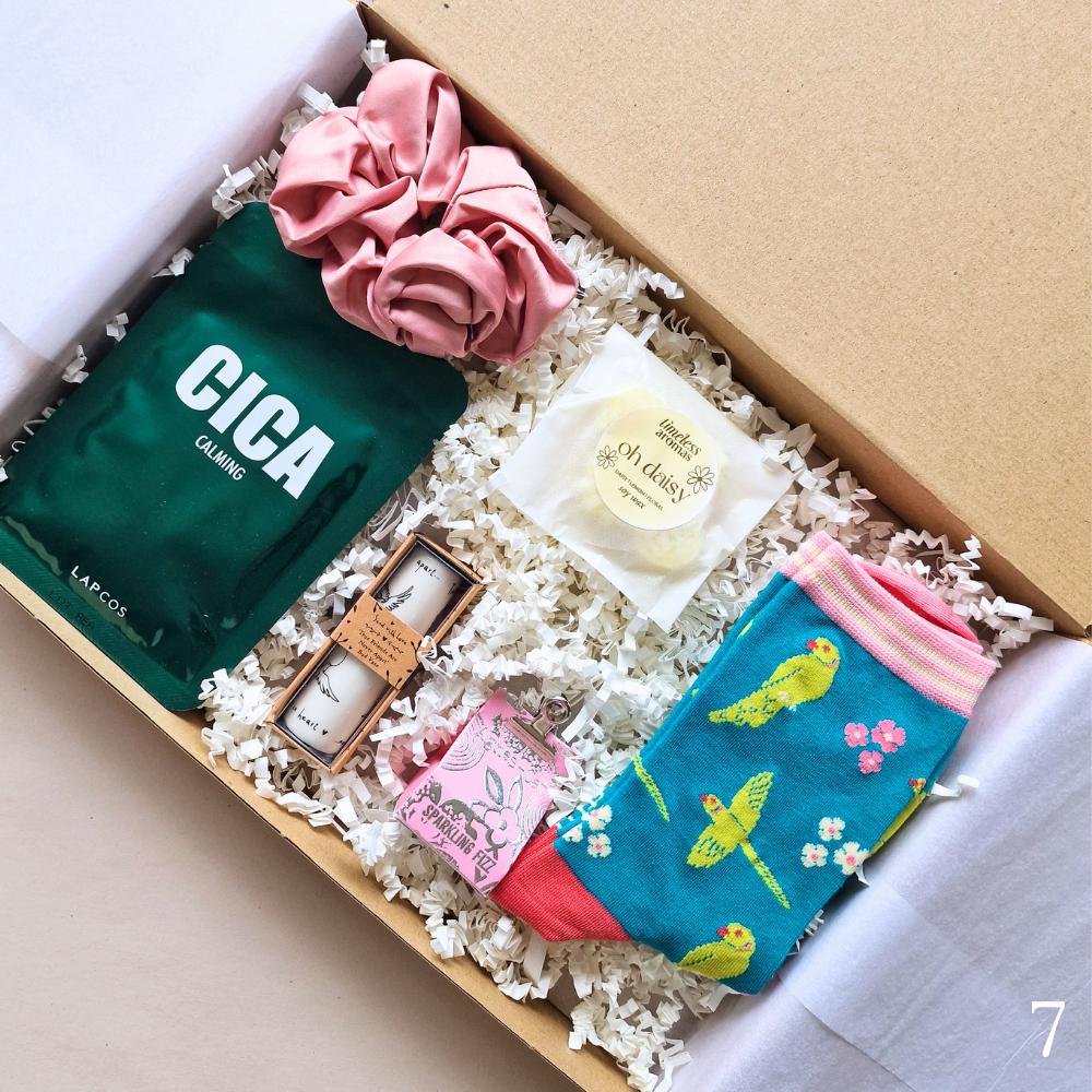 Self Care Gift Box for Her, Pamper Gift Set, Birthday Thank You Get Well Gift, Choose Your Box & Card, Handwritten Message