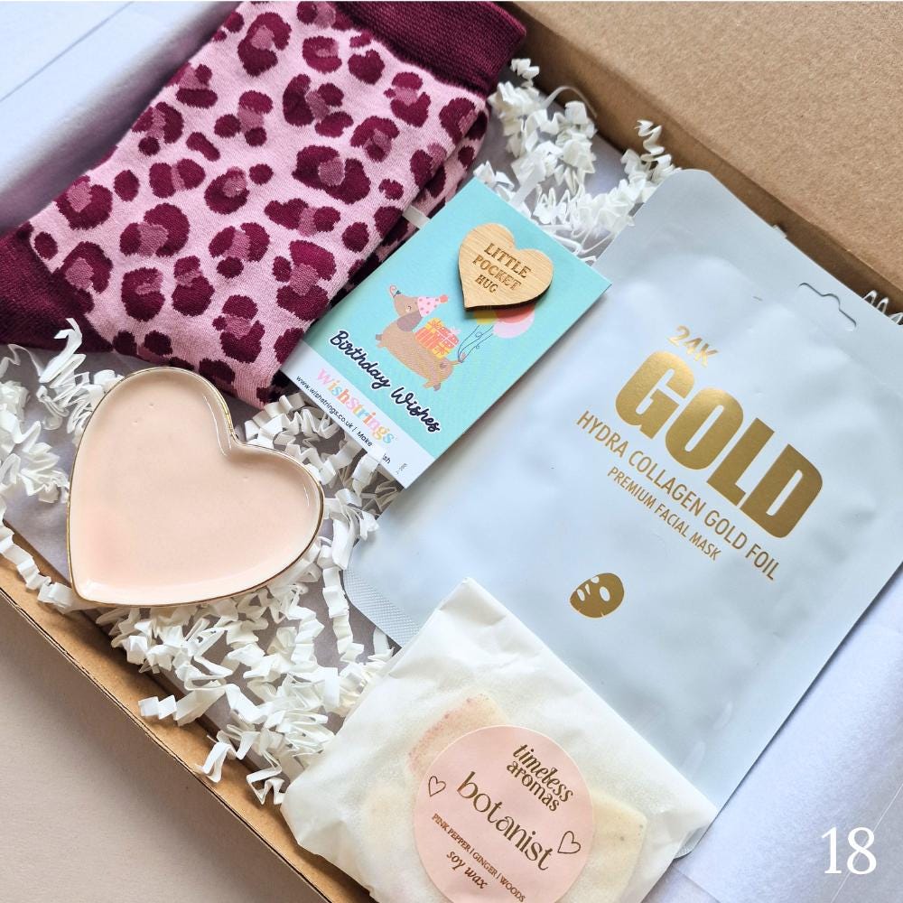 Self Care Gift Box for Her, Pamper Gift Set, Birthday Thank You Get Well Gift, Choose Your Box & Card, Handwritten Message