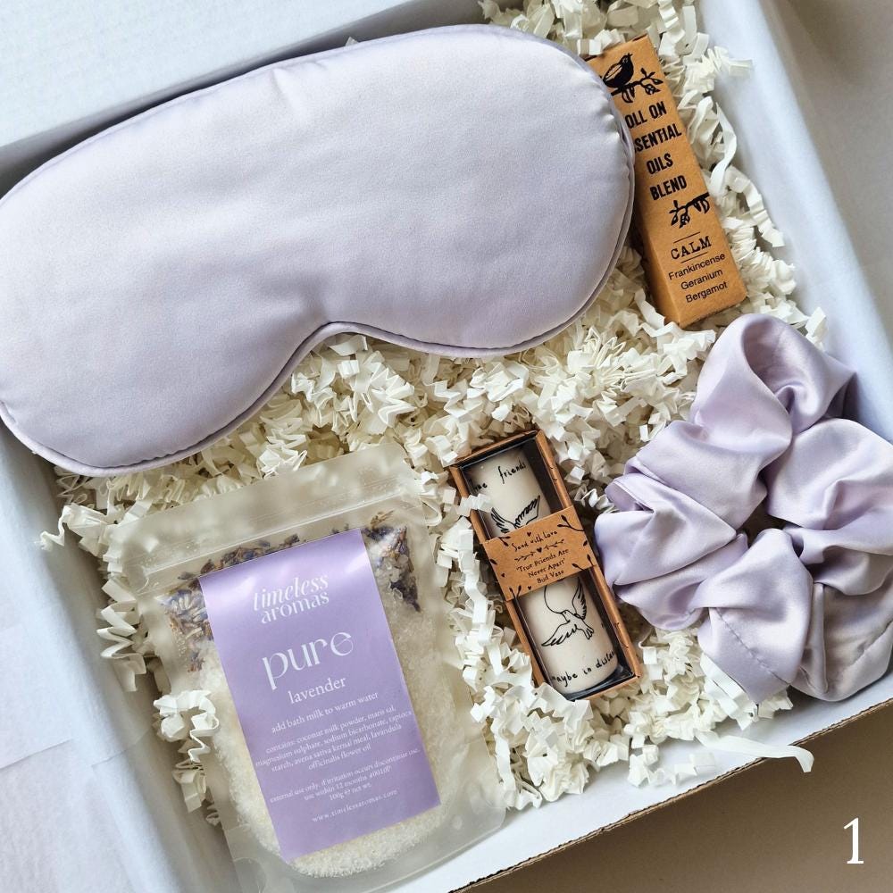 Self Care Gift Box for Her, Pamper Gift Set, Birthday Thank You Get Well Gift, Choose Your Box & Card, Handwritten Message