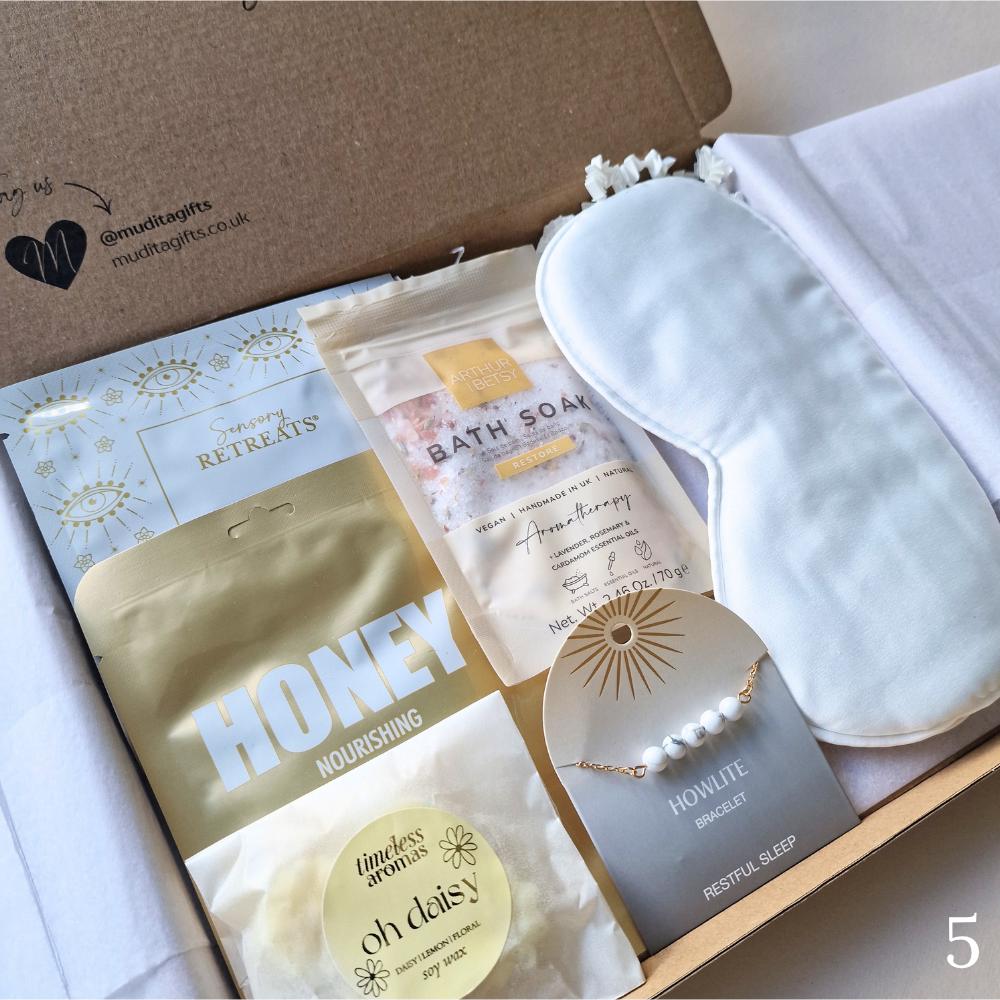 Self Care Gift Box for Her, Pamper Gift Set, Birthday Thank You Get Well Gift, Choose Your Box & Card, Handwritten Message