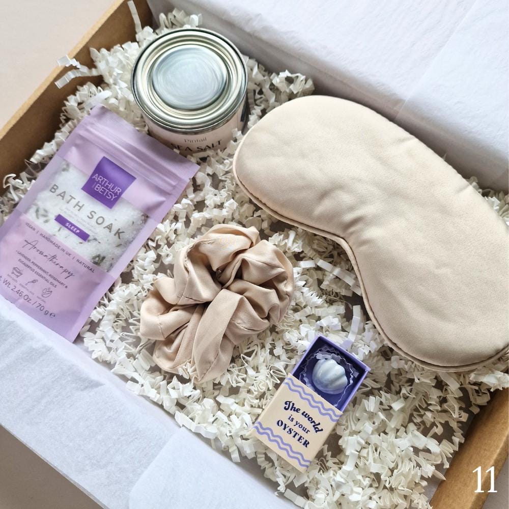 Self Care Gift Box for Her, Pamper Gift Set, Birthday Thank You Get Well Gift, Choose Your Box & Card, Handwritten Message
